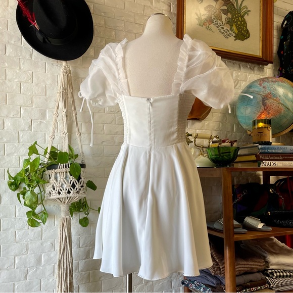 Amanda Uprichard Lovely Dress in Ivory Size Small - Picture 9 of 16
